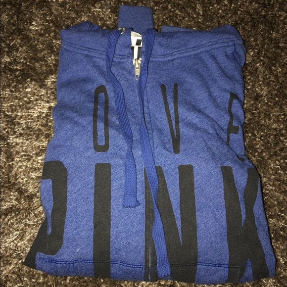 2010 VS PINK FRENCH TERRY HOODED SWEATSHIRT HOODIE - Picture 4 of 5
